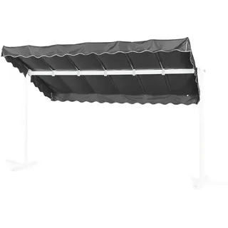 GRASEKAMP Standmarkise Dubai 375 cm grau
