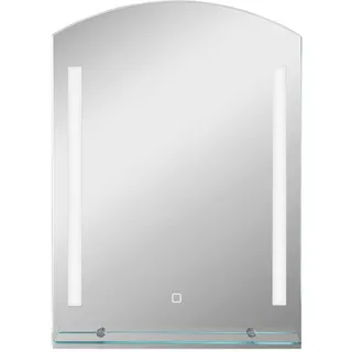 kleankin Badspiegel 500 x 155 x 700 mm Silber