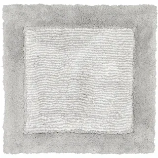 CAWÖ Luxury Home Two-Tone 590 Badteppich 60 x 60 cm platin