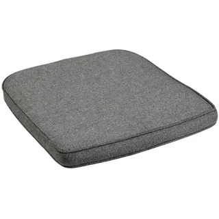 Sitzkissen Ninja aus Olefin-Stoff, klassisch, für Gartenstuhl mit Armlehne, anthrazit