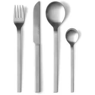 Mono-a Tafelbesteck 4 tlg.,Lange Klinge - Silber