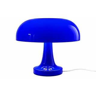 ASCEND 21 Classic Pilzlampe – Retro Mushroom Tischlampe mit Ambientelicht – Vintage Design Lampe für Wohnzimmer, Schlafzimmer & Modern Interior (Blau - Große Variante - 28 cm)