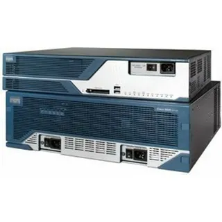 Cisco 3845, 10,100,1000 Mbit/Sek, Ethernet (RJ-45), IOS, 128-bit AES, 192-bit AES, 256-bit AES, 3DES, DES, URL, 3U - Blau/Silber
