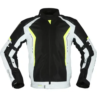 Modeka Khao Air Textiljacke Schwarz/Grau/Gelb L