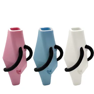 Fahrrad Blumenvase, Motorrad Blumenvase Für Lenker, Silikon, Geometrisches Design, 7,8x2,5 cm, Abnehmbar, Mini-Blumenhalter, Dekoration Für Fahrrad Motorrad Roller, Für Blumenliebhaber
