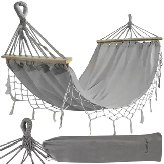 Gardlov Hängematte 200x150 cm bis 250 kg - Gartenhängematte für 2 Personen - Hängematte Outdoor auf der Terrasse und dem Balkon 25465