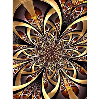 Trayosin 5D Diamond Painting Mandala Diamant Painting Bilder DIY Diamant Malerei Diamant Stickerei Leinwand Malerei Blume Bilder Vollbohrer für Erwachsene, Wand Dekor (C,40x50cm)