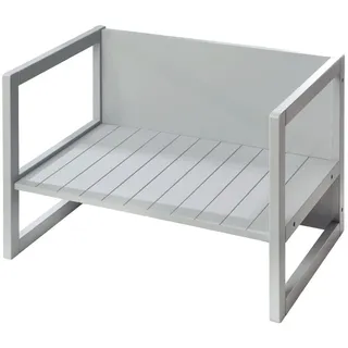 Roba Sitzbank/, Grau, Holzwerkstoff, 2-Sitzer, 61x44x44.5 cm, Kinder- & Jugendzimmer, Kindermöbel, Kindersitzmöbel & -tische, Kindertische