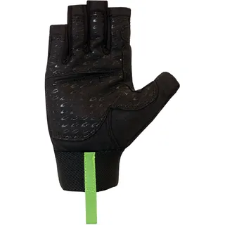Chiba Unisex Klettersteighandschuhe 66102 Via Ferrata mit verlängerten Fingern, Größe S, Farbe Schwarz