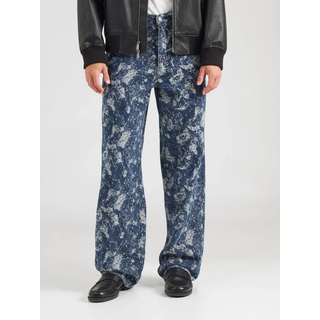 LEVIS  Jeans 578 BAGGY METEORITE blue denim / weiß 36x32
