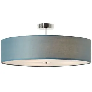 Brilliant Deckenleuchte Andria chrom blau E27 max. 60W  Ø60cm
