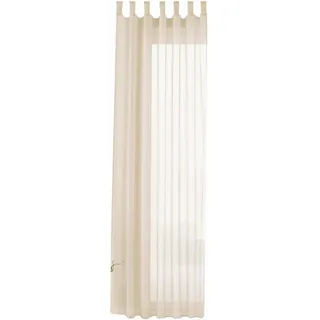 Gardinenbox Schlaufenschal Kräuselband 245 x 140 cm Creme 3