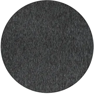 KADIMA DESIGN AMMER Kurzflorteppich 160 x 160 cm Grau