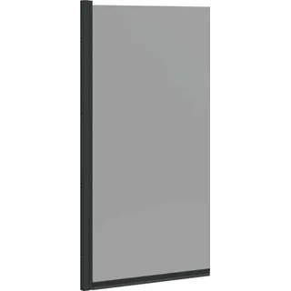 vidaXL Duschschirm 68 x 130 cm Schwarz Gehärtetes Glas