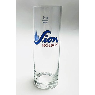 Sion Kölsch 0,2l Glas / Bierglas / Gläser / Kölschglas / Bier / Pils / Stangenglas/ Kölsch Glas / Stange / Gastro / Bar / Deko / Geschenk / Sammlerglas