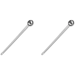 Kaffeelöffel, Messlöffel, Teelöffel, Edelstahl, für Küchenbedarf, 10 ml, 2er-Set