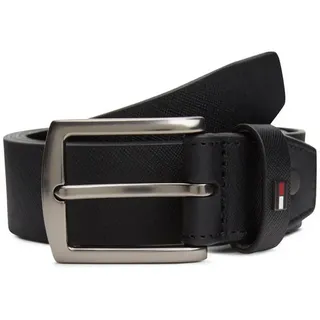 Tommy Hilfiger Herrengürtel Leder 3,5 cm schwarz 80