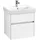 Waschbeckenunterschrank 56 x 55 cm Glossy White