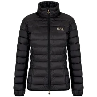 Emporio Armani EA7 Damen Daunenjacke Core Lady aus recyceltem Nylon (IT, Text, XS, Regular, Regular, Schwarz)