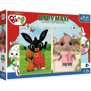 Puzzle Baby Maxi 2x10el Trefl Krolik Bing pudełko