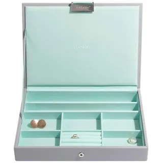 Stackers Grau Mint Klassisch Schmuckschatulle Deckel