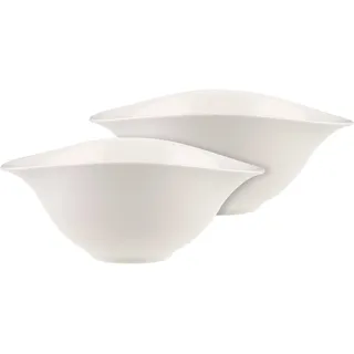 Villeroy & Boch Pasta-Set Vapiano weißes Premium-Porzellan oval stoßfest