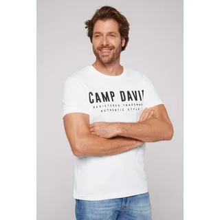 CAMP DAVID T-Shirt mit Logo-Print auf der Vorderseite weiß XXXL (62/64)
