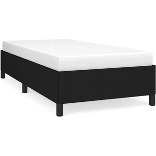 vidaXL Bettgestell 80 x 200 cm Schwarz
