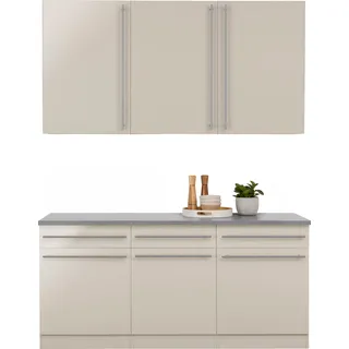 WIHO KÜCHEN Küchenzeile Chicago 180 cm beige