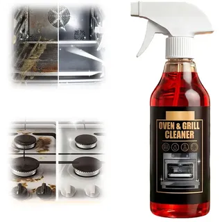 Backofenreiniger, 2026 Neu Oven Cleaner Spray, Extra Stark Ofenreiniger Multi Grillreiniger, Oven und Grill Reiniger Spray für Backofen, Grill, Herdplatte (1Pcs)
