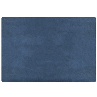 Exner 4er Set Rusticstyle Tischset 43 x 30 cm : royal blue 100% Leder
