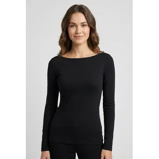 Only ONLKISS LIFE LS BOATNECK TOP CC JRS NOOS Schwarz XS