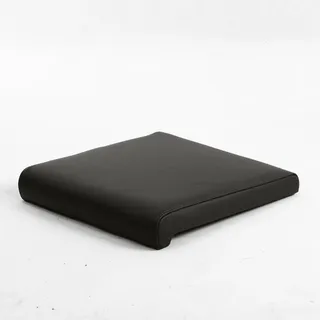 SIX Klemmkissen Sitzkissen Lederkissen Schwarz | Bank-Kissen Echt-Leder Rindsleder
