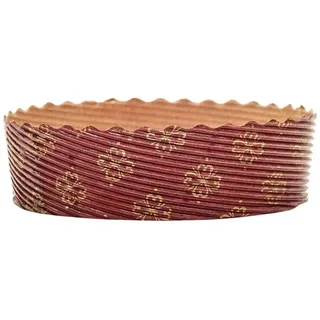 wisefood Backform Backform Rund Papier Einweg 100 x 30 mm, (300-tlg) braun