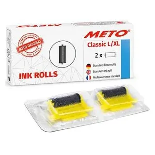 METO 30007715 - Tintenrolle, Classic L/XL, 2 Stück