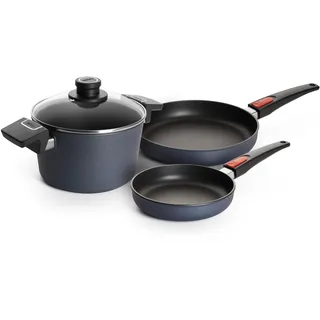 WOLL Diamond Lite Pfannen-Set 3-tlg. 2 x Bratpfanne + Bratentopf