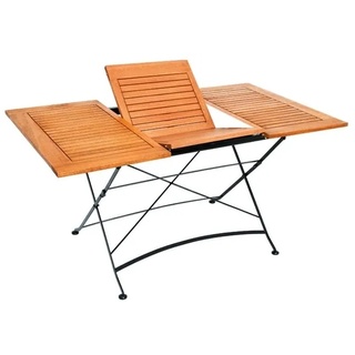 Merxx Schlossgarten Klappausziehtisch  1 00 (150) x 90 cm  Flachstahl mit FSC® Eu