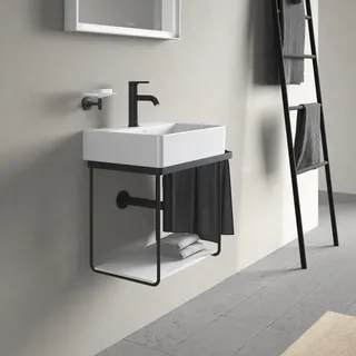 Duravit Waschbeckenunterschrank 51,6 x 79 x 33,3 cm Schwarz Matt