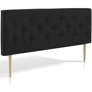 Marckonfort - Oslo Kopfteil für Bett 140 X 100 X 8 cm, gepolsterte Anthrazit