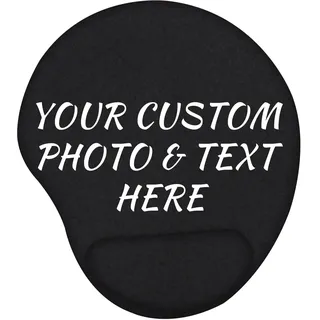 Personalisierte Foto Gaming Mauspad mit Handgelenkstütze benutzerdefinierte Anime Mauspads mit Handgelenkstütze Gel Mauspad rutschfeste Gummibasis Anpassbar ergonomisches Mousepad