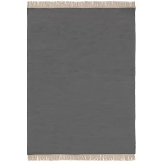 benuta Wollteppich, Grau, Textil, Beton Optik, Rechteckig, 140x200 cm, pflegeleicht, Teppiche & Böden, Teppiche, Naturteppiche