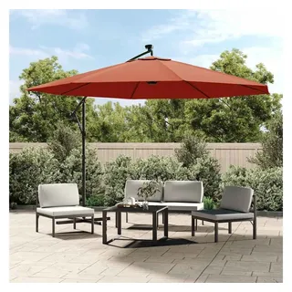 vidaXL Ampelschirm 350 cm Terrakotta