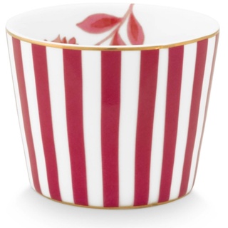 Pip Studio 51011038 Royal Stripes Eierbecher Dark pink (1 Stück)