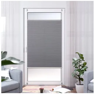 K-HOME Plissee Thermo ELSA 85 x 130 cm grau/silber