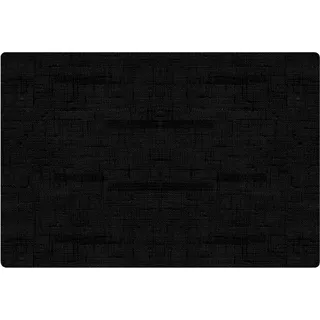 Duni Silikon-Tischset 30 x 45 cm | Packung (6 Stück)  Schwarz