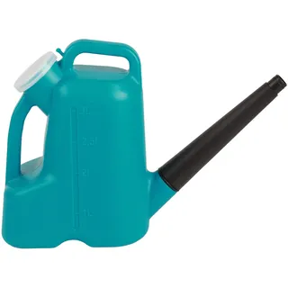3-liter-gießkanne Aus Kunststoff Mit Langem Ausguss Und Auslaufsicherem Deckel Für Gartenpflanzen Und Blumen, Blau