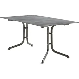 Sieger Boulevard-Klapptisch 160 x 90 x 12 cm Beton hell/eisengrau
