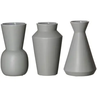 Ritzenhoff & Breker Kalmar Vasen-Set 20 cm 3-teilig grau