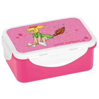 Gedalabels Brotdose Bibi Blocksberg total verhext 650ml PP| Brotbox | Lunchbox | luftdicht | lebensmittelecht, Rosa