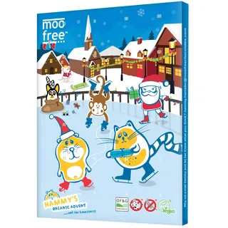 Moo Free Adventskalender, vegane Schokolade